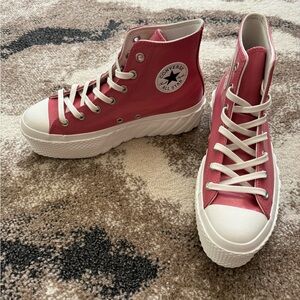 Converse Chuck Taylor All Star Lift 2X Platform High Iridescent - Madder Pink